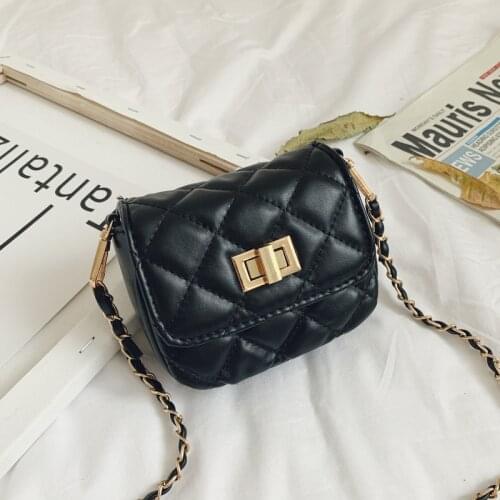 Childrens bag 2021 new baby Messenger Bag Fashion Korean version Mini fragrance chain girls Coin decoration bag KBG030