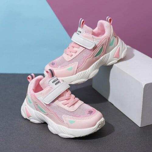 Spring New Kids Mesh Shoes Baby Girls Sport Sneakers Children Shoes Boys Fashion Casual Shoes Soft Brand Trainer