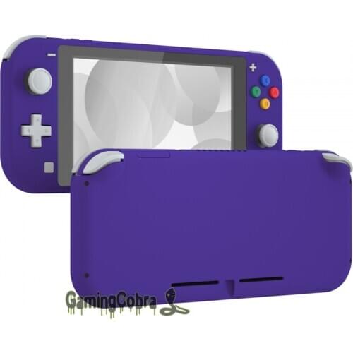EXtremeRate Chameleon Purple Blue Glossy DIY Custom Replacement Housing Shell with Screen Protector for NS Switch Lite