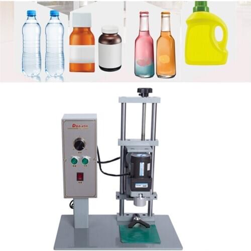 Electric Automatic Capping Machine Desktop Mineral Water Drink Plastic Glass Bottle Cap Package Tools Sealer Screw Cap 20-50mm