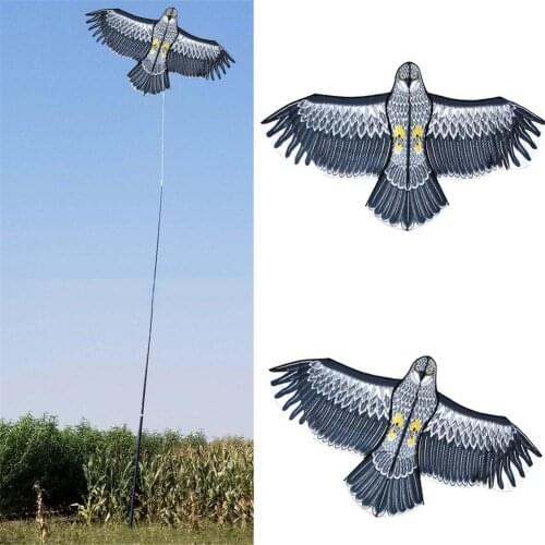 Emulation DIY Flying Drive Bird Kite Portable Scarer Bird Bird Repeller For Garden Yard Farm Decoration