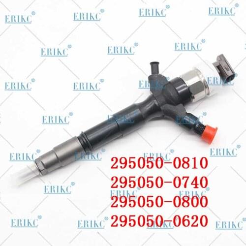 ERIKC 295050-0810 Common Rail Auto Fuel Injector Profession 295050-0740 295050-0800 295050-0620 for Denso TOYOTA VIGO 3.0 VNT