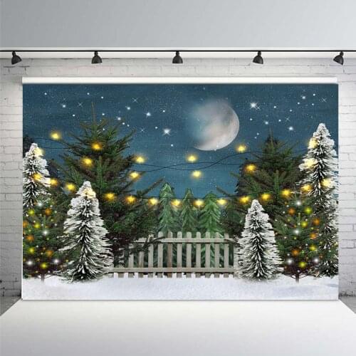 Christmas Photography Backdrops Winter Snow Baby Newborn Photo Booth Backgrounds for Photocall Studio Photographic Vinyl Fabric