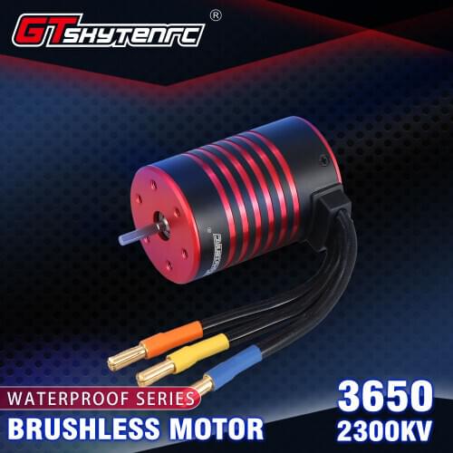 GTSKYTENRC 3650 2300KV/3100KV/3600KV/4500KV/5200KV Brushless Motor for 1/10 1/10 RC Car Truck Control Car Toys for Children