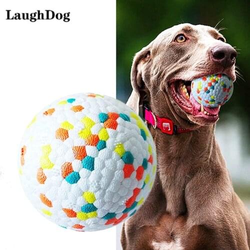 Dog Accessories Resistance To Bite Dog Chew Toys High-elasticity Lightweight Popcorn Ball Dog Solid Ball Dog Toys Dog Supplies