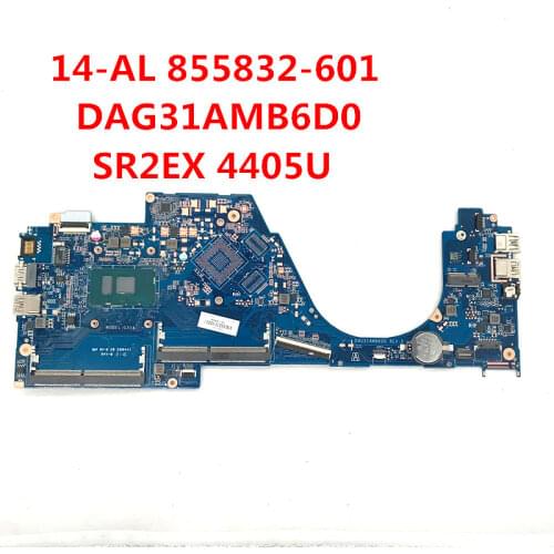 For 14-AL Laptop motherboard 855832-601 855832-501 855832-001 DAG31AMB6D0 With SR2EX 4405U HM87 DDR4 100% full Testd