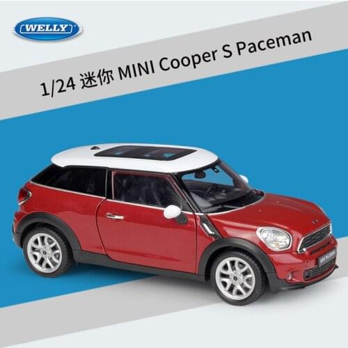 Welly 1:24 BMW MINI Cooper S Paceman car model Diecasts & Toy Vehicles Collect gifts Non-remote control type transport toy