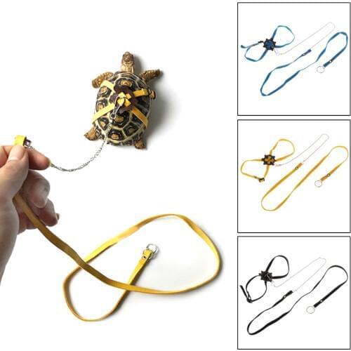 New Pet Harness Reptile Leash Turtle Lizard Adjustable Outdoor Training Soft Strap
