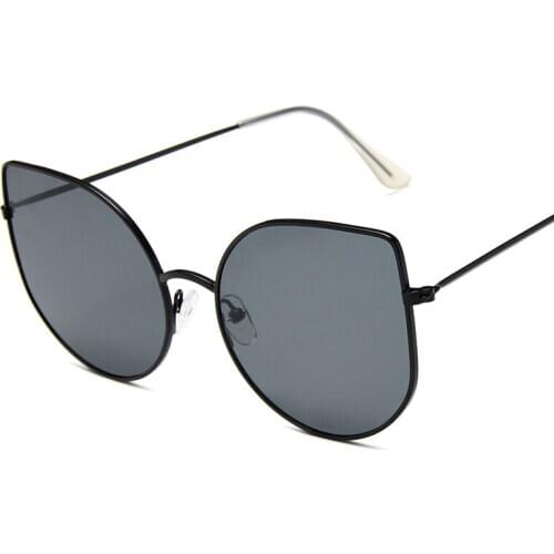New classic vintage big frame cat eye sunglasses trend fashion womens sunglasses UV400 casual wild glasses women