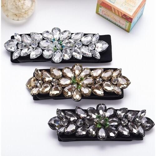 Fashion Women Belt Luxury Rhinestone Design Stretch Waist Dress Belts Skinny Elastic Straps Ceinture Cinturones Mujer DP94