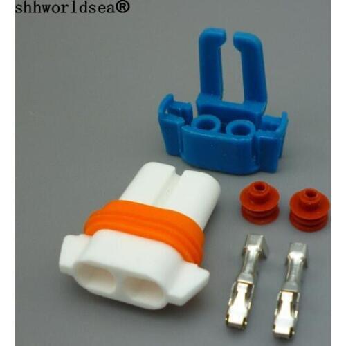 Shhworldsea 1set heat resistance ceramic HB4 bulb connector male and female 9006 socket Easy installation 9006 connector