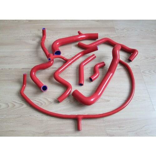 FOR VW GOLF/JETTA MK3 A3 VR6 2.8/2.9 AAA/ABV ENGINE NON-US SILICONE COOLANT RED HOSE KIT