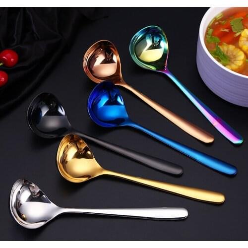 Versatile tablespoon in stainless steel 304, spoon with creative sauce with deep bottom