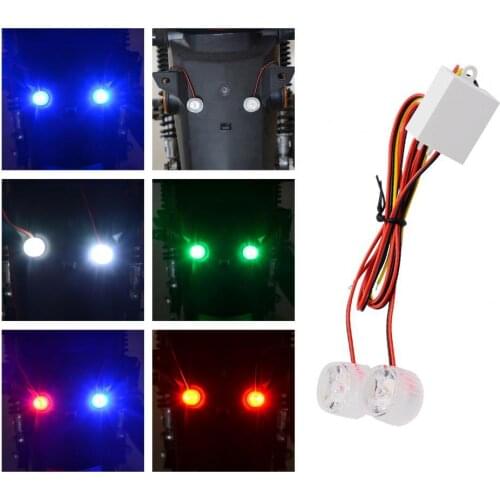 12-85V Motorcycle LED Bulb Strobe Flash Brake Tail Light Warning Decorative Lamp