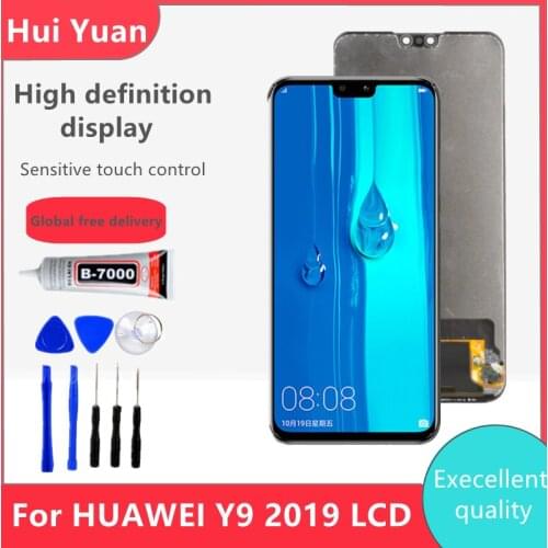 10-Touch LCD For HUAWEI Y9 2019 Lcd With Frame Display Screen For HUAWEI Y9 2019 Screen JKM-LX1 JKM-LX2 LX3