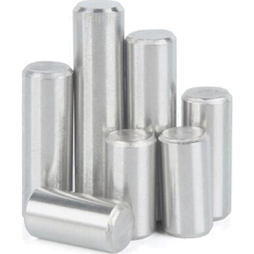 2pcs M10 Cylindrical Locating pin Fixed Solid pins GB119 Standard Parts 304 stainless steel 16mm-80mm Length