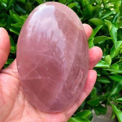 AAAAA+Natural rose quartz crystal Massage Stones healing crystals