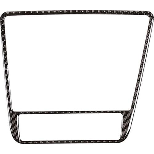 Car Soft Carbon Fiber Console Storage Box Panel Cover Trim for Tiguan 2010-2016