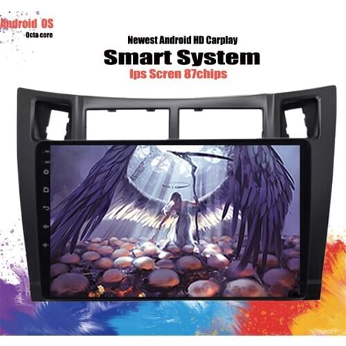 For Toyota Yaris 2005 - 2012 Car Radio Multimedia Video Player Navigation GPS Android 10 128GB Wireless carplay DSP RDS DAB BT