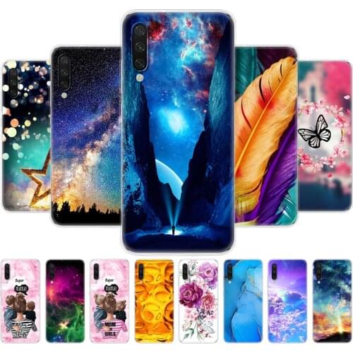 For xiaomi mi 9 LITE Case clear TPU silicon Case For xiaomi mi 9 lite Back Cover For xiaomi mi9 lite coque capa bag Starry sky