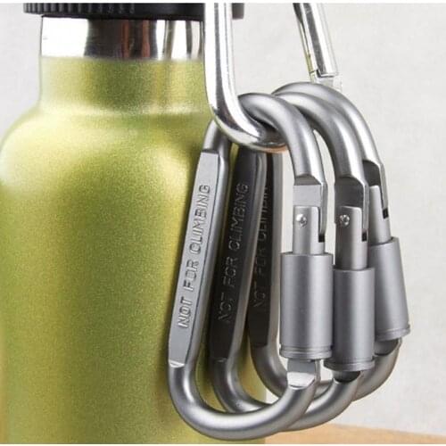 D-Shaped Carabiner Multifunctional Quickly Equip 5Pcs/Lot High Quality Aluminum Alloy Carabiner D-Shaped Quick-Hanging Buckle