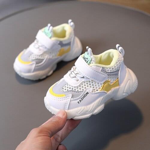 Autumn Summer Kids Casual Shoes 1-3 Years Baby Boys Girls Sneakers Breathable Air Mesh Sandals Infant Toddler First Walkers