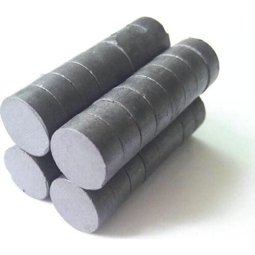 Ferrite Magnet Disc 12x3 12x4 12x5 mm C8 Ceramic Magnets for DIY Loud Speaker Sound Box Black Board Home Use 100pcs