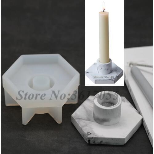 Candle Molds for Candle Making Pillar Plastic Candle Molds DIY Candle Gypsum candlestick silicone mold