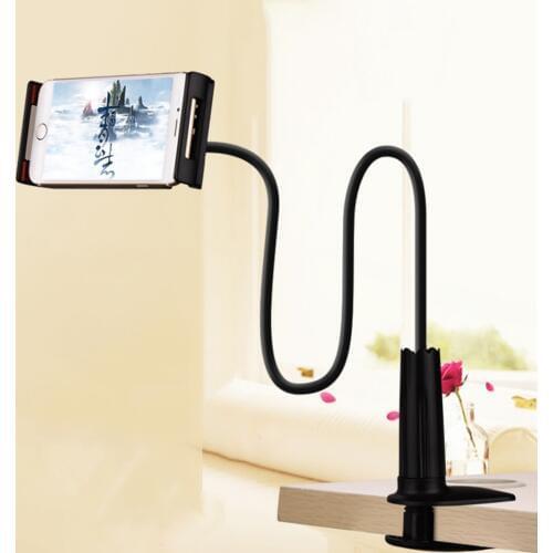 Flexible Tablet Holder 70/100cm Long Arm Bed/Desktop Clip Bracket For iPad Mini Air Tablet Stands Support 3.6 to10.5 inch Tablet