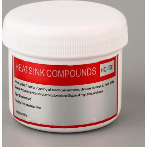 High Performance 100g White Heat Sink Compound Graphic Card Cooling Grease Silicone Paste For CPU Cooler