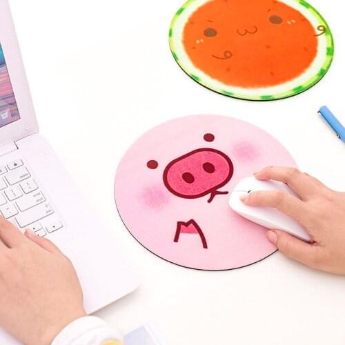 Mouse Pad Small Cute Girl Cartoon Anime Thicken Gaming Computer Notebook Desk Mat