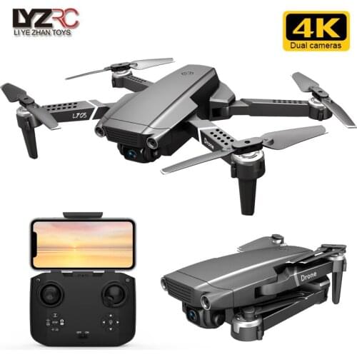 L705 Drone With WIFI FPV Wide-Angle HD 4K Dual Camera Height Hold Mode Foldable Mini Remote Control Quadcopter Helicopter Toy Se