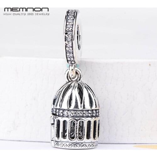 Memnon Free as a bird pendant dangle charms Fit 925 sterling silver beads Bracelets Necklaces DIY charms for fine jewelry making