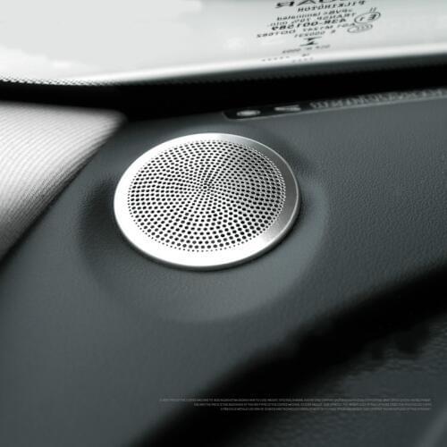 For Jaguar XEL XFL F-pace Accessories Metal Car Dashboard Side Horn A Column Loudspeaker Decoration Cover Sticker Car-styling