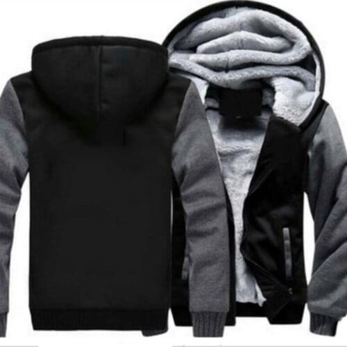 2021 Men Hoodie Thicken Jacket Coat Clothes Autumn And Winter Casual Sweatshirts Plus Size S-5XL Mens Coat Fashion