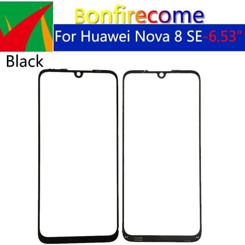 Outer Screen For Huawei Nova 8 SE Front Touch Panel For JSC-AN00 LCD Display Out Glass Cover Lens Replacement