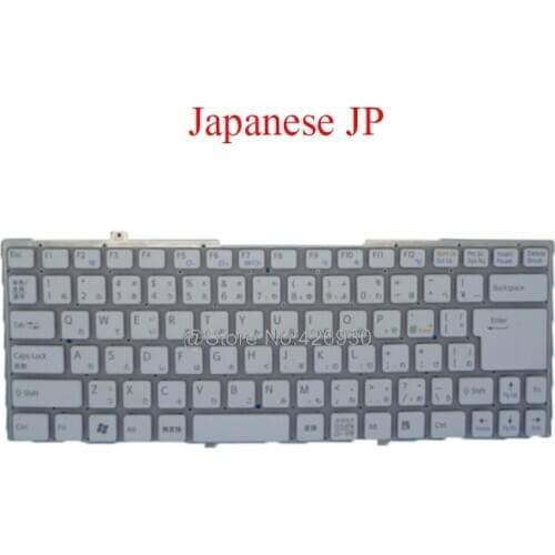 Laptop JP Keyboard For SONY For VAIO VGN-FW VGN FW 148084112 81-31105003-10 148084011 81-31105002-09 Japanese JA black/white new