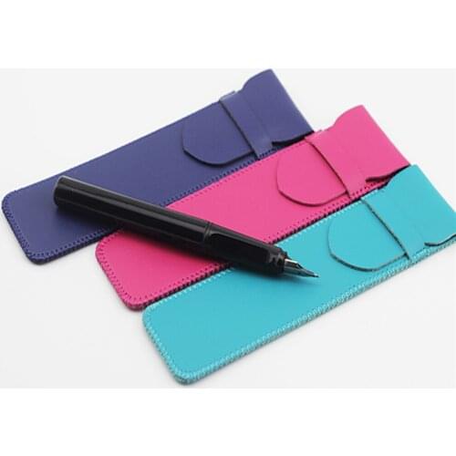 Portable Pen Leather Case for LAMY 2000 Pen Scratch-proof Protective Storage Cover Gift