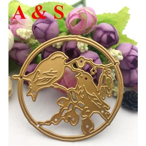 Q60 METAL CUTTING DIES Bird card frame album paper craft wedding invitation embossing stencil art cutter