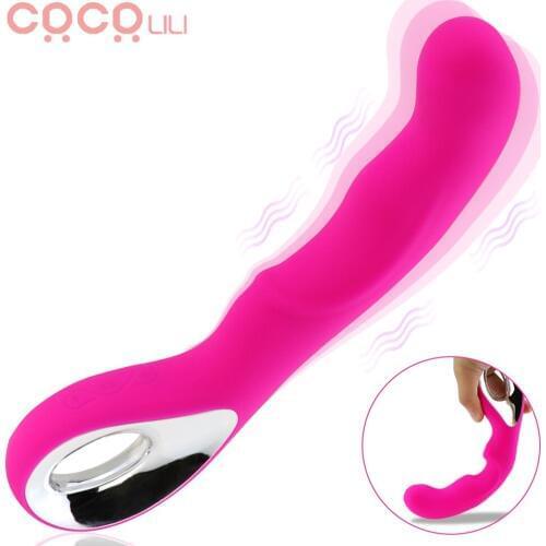 S/L Size G Spot Shocker Vagina Vibrator Dildo AV Rod Magic Wand USB Rechargeable Female Masturbation Erotic Sex Toys for Women