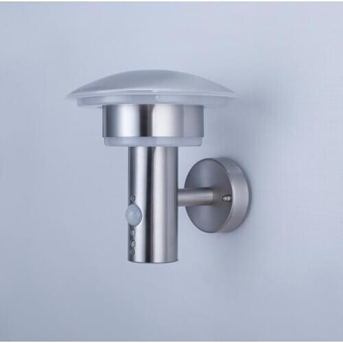 Outdoor LED Wall Light Fixture with Motion Sensor Stainless Steel External Weatherproof for Yard Porch 1000LM