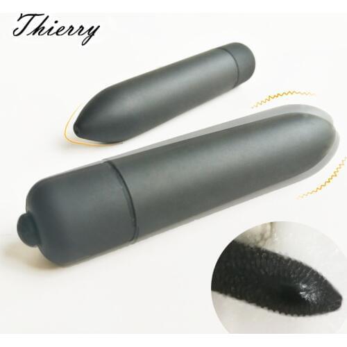 Thiery 10 Speed Bullet Vibrator for Women AAA Battery Waterproof Clitoris Stimulator Wireless Long Dildo Sex Toys Sex Product