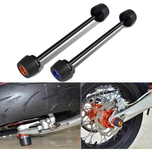 Rear Axle Slider Wheel Fork Crash Protector For KTM SXF SX XCF XC-F SX-F 125 250 350 300 450 2013-2019 2018 2017 2016 2015 2014