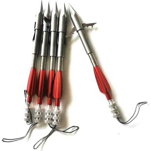 1/3pcs Powerful Fishing Arrow Shooting Stainless Steel Slingshot Outdoor Hunting Shooting Fish Dart
