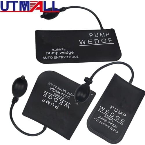 3x Air Pump Wedge Automotive Bag Clamp Shim For Car Door Window Lock Opener Tool