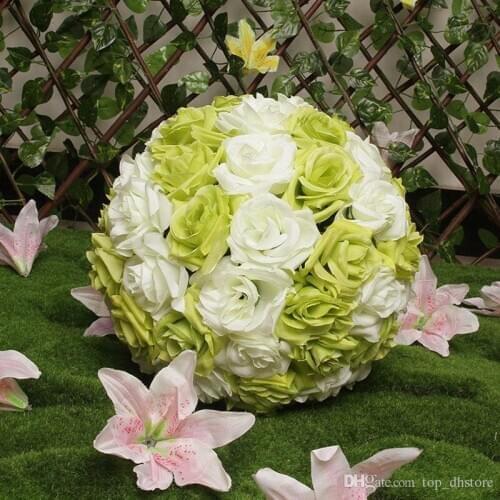 60CM Wedding Shooting Props Kissing Balls Artificial Flower Ball Ornament Shopping malls opened Decoration Free Shipping