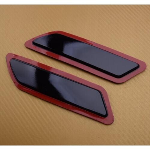 Pair Black Lens Front Side Bumper Marker Reflector Light Lamp 63147274521 63147274522 Fit for BMW 3-Series F30 2013 2014 2015