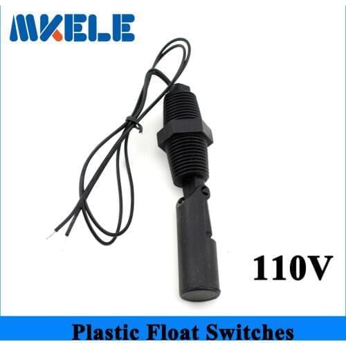 110V MK-PCFS3 Top QualitySide Mount Horizontal Water Level Sensor Liquid Float Switch Mini Float Switch Contains no Mercury