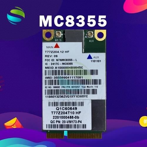 Gobi3000 MC8355 EVDO WWAN Wireless Card HSPA+ GPRS GPS 60Y3257 for Thinkpad W530 T430 L420 L530 T420i L430 X220 X230 W530