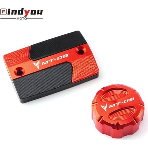 New Motorcycle CNC Front & Rear brake Fluid Cylinder Master Reservoir Cover Cap For Yamaha MT-09 mt09 FZ-09 2014-2020 2019 2018